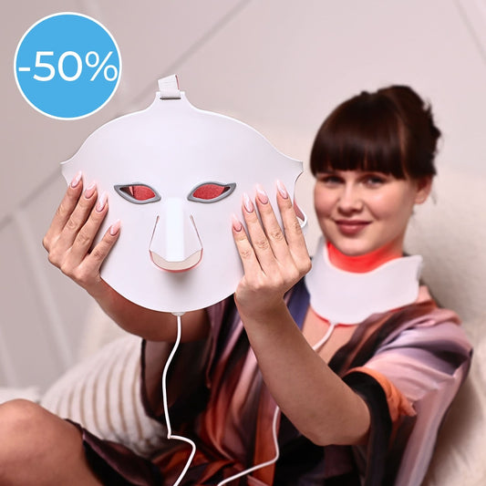 Glowskin Pro2 - LED Maske til Ansigts- og Halsbehandling